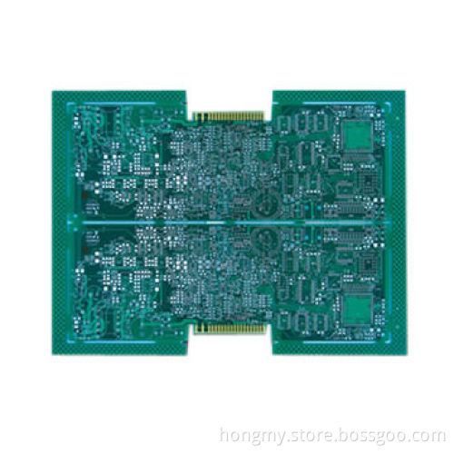 Double-sided PCB, Gold Fingers and Lead-free, with HASL Surface Finish